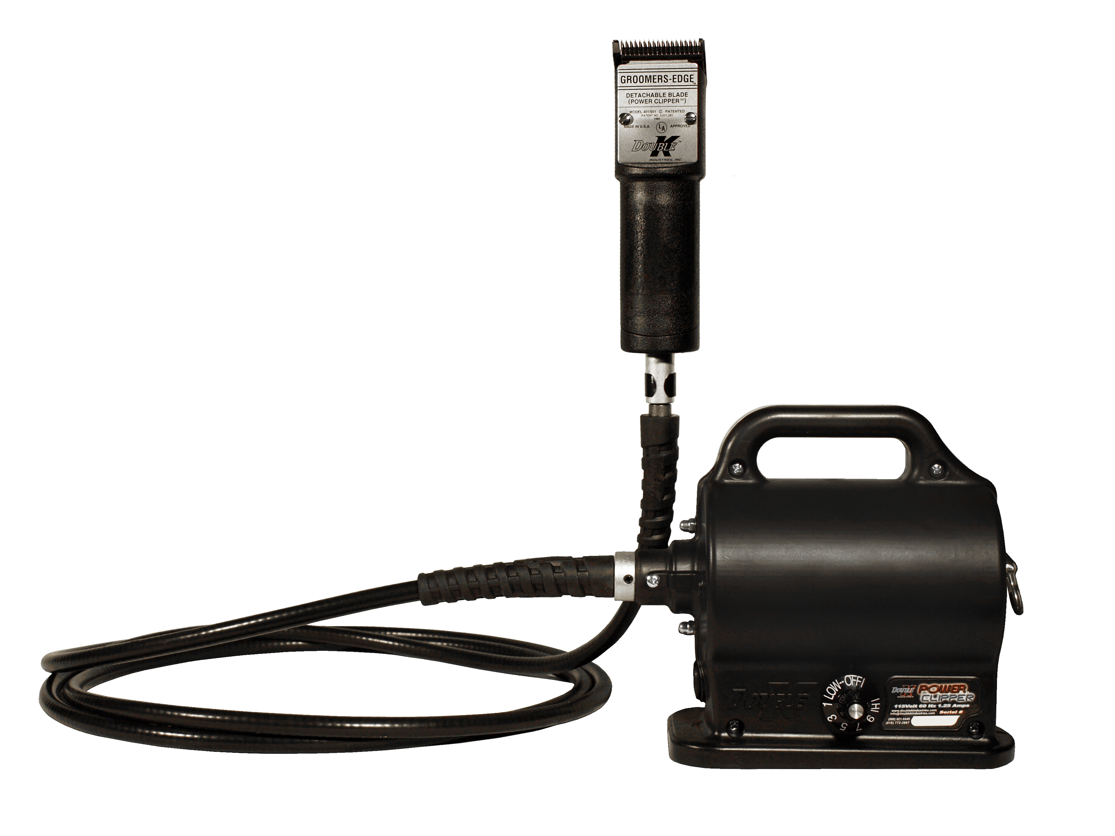 Double K 401 portable housing and motor complete