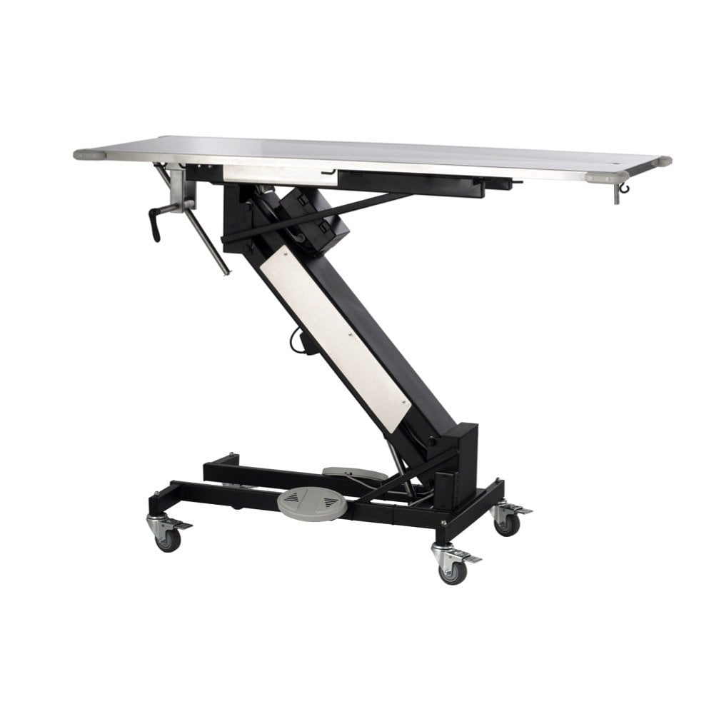 VetLine Mobile K-9 Surgery Transporter with Battery, SS Tilt-Top and Casters